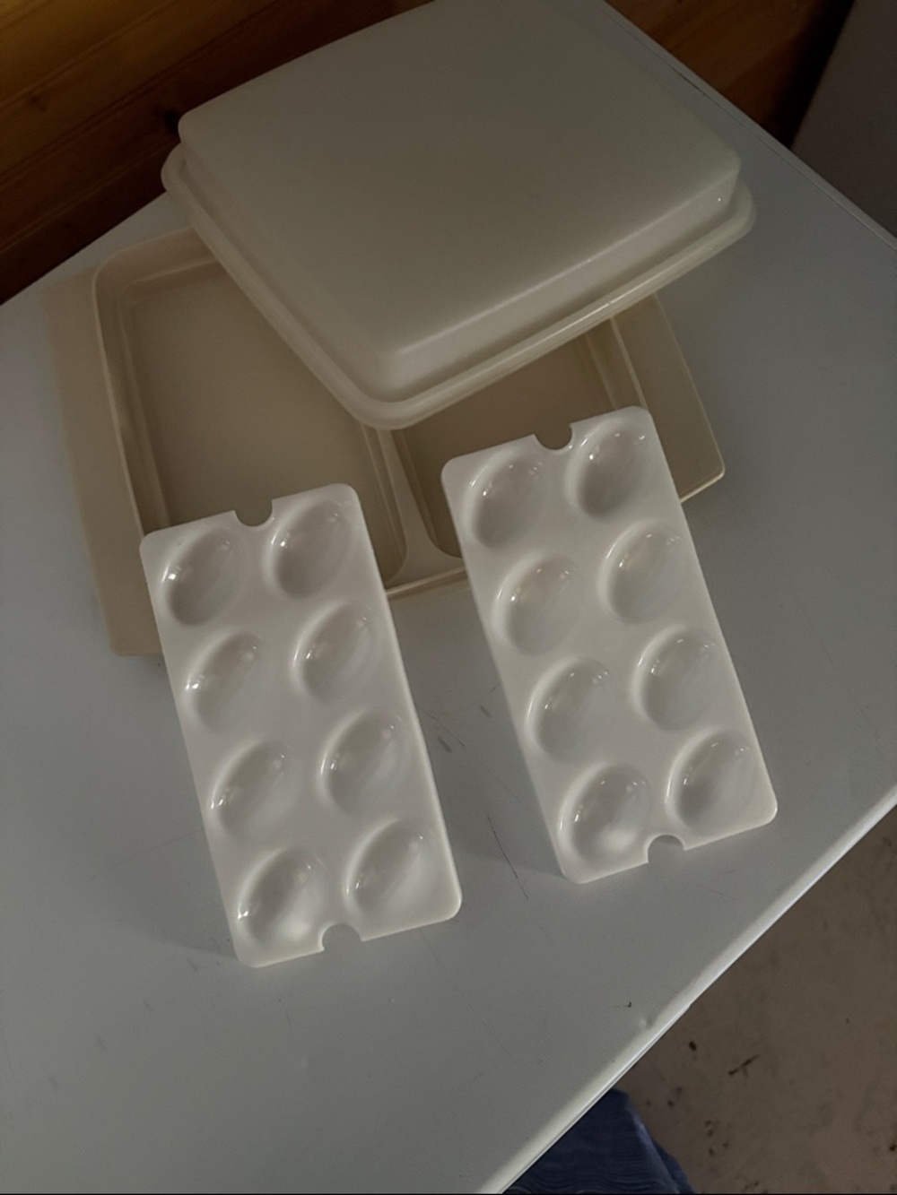 Vintage Tupperware Devilled Egg Stow & Go